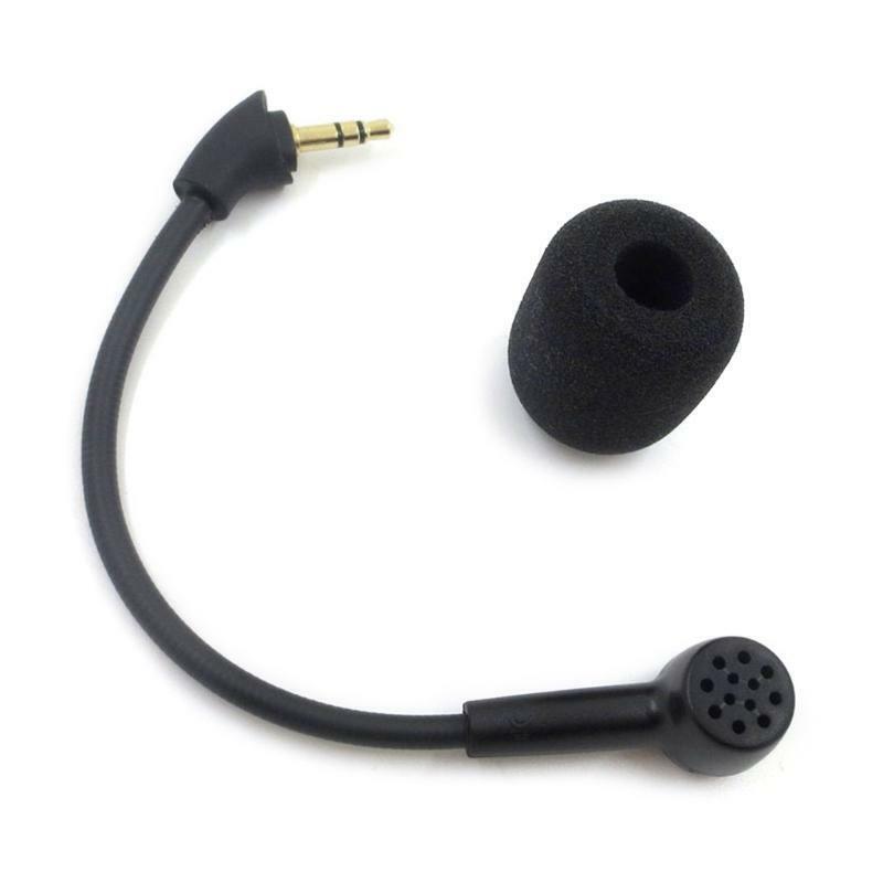 3.5mm Jack Microphone with Detachable Foam Cover for Hyper-x Cloud Mix