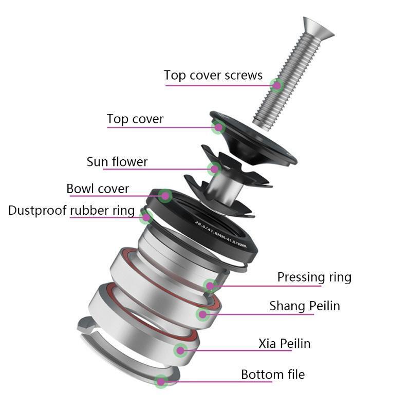 Bicycle Sealed Bearing Bowl  Foldable Bicycle Parts Bicycle Headset Cover