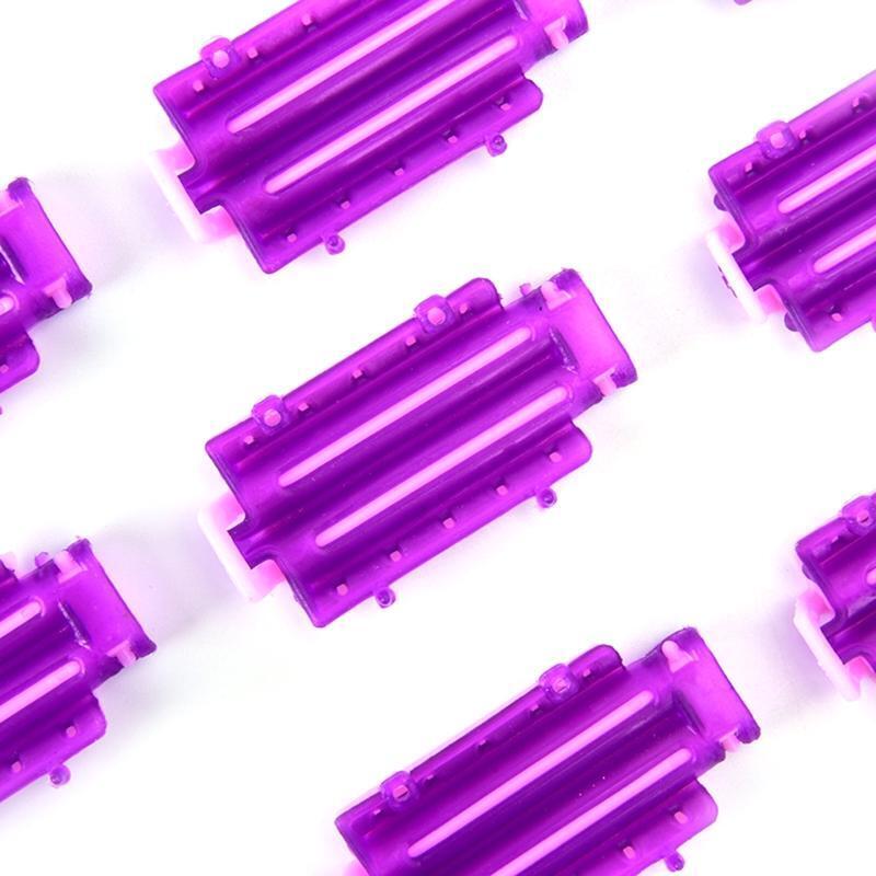 45pcs Hair Rollers Root Fluffy Clamps Wave Perm Rod DIY Bars Corn Clips Curler