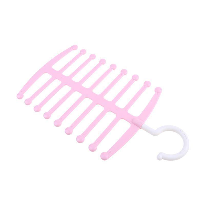 Closet Holder Hanger For Nonslip Necktie Tie Belts Hanger Rack Shawl Scarf