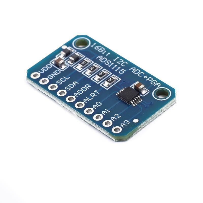 16 Bit I2C ADS1115 Module ADC 4 channel with Pro Amplifier Fit for RPi