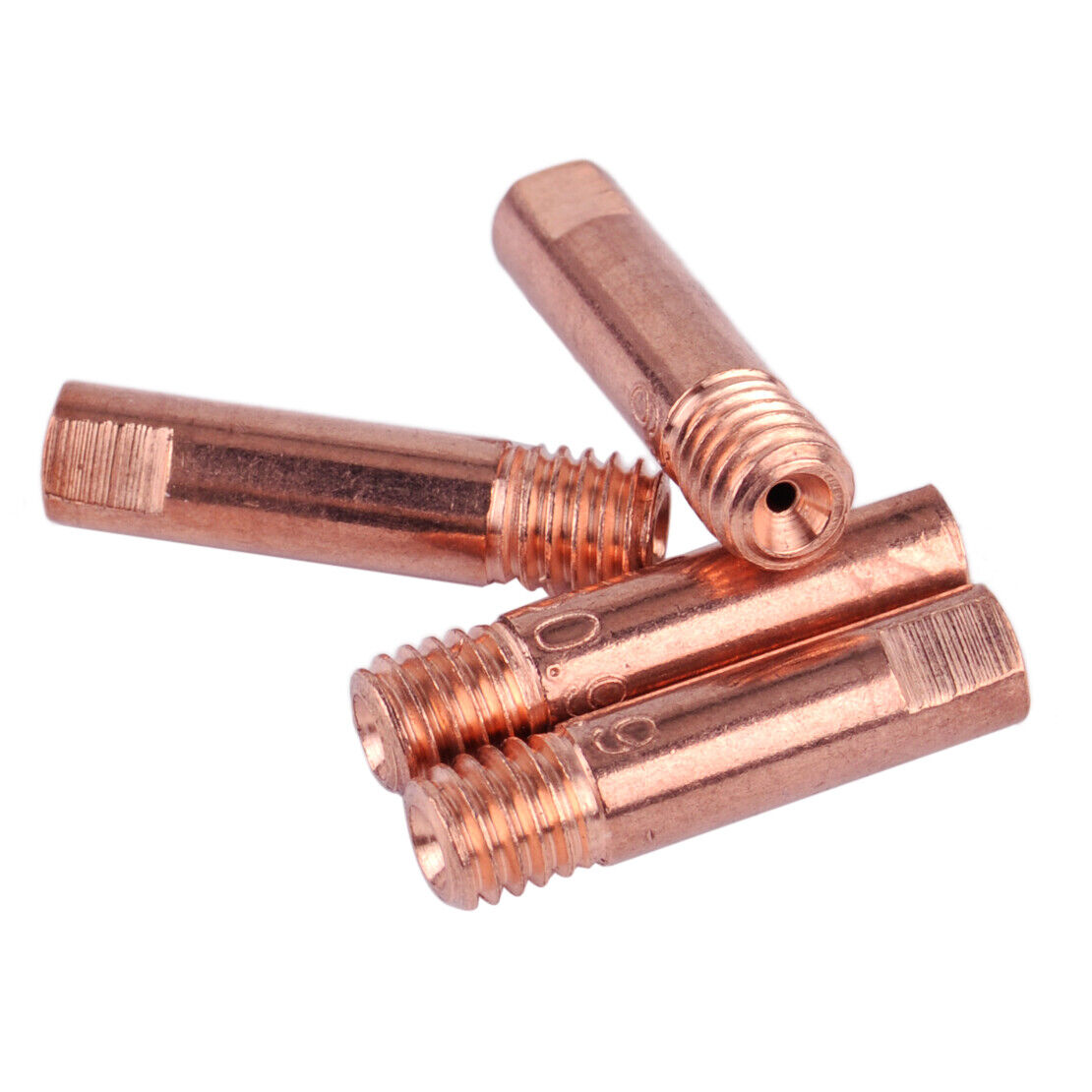 20 Copper MB15AK MIG/MAG Welding Torch Contact Tip 0.9x24mm Copper Gas Nozzle Li