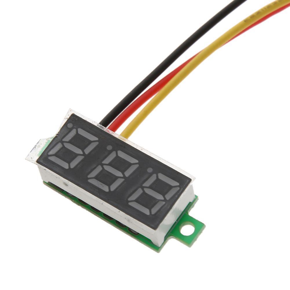 0.28in Mini DC 0- 100V 3-Wire Voltmeter LED Display Digital Panel Meter (5)