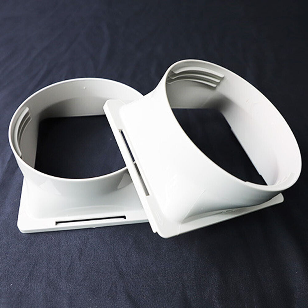 Square Portable Air Conditioner Exhaust Duct Interface Pipe Tube Connector