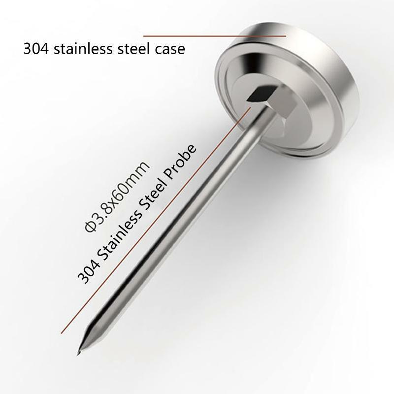 Stainless Steel Dial Thermometer Mini Steak Thermometer Grill Mates Barbecue BBQ