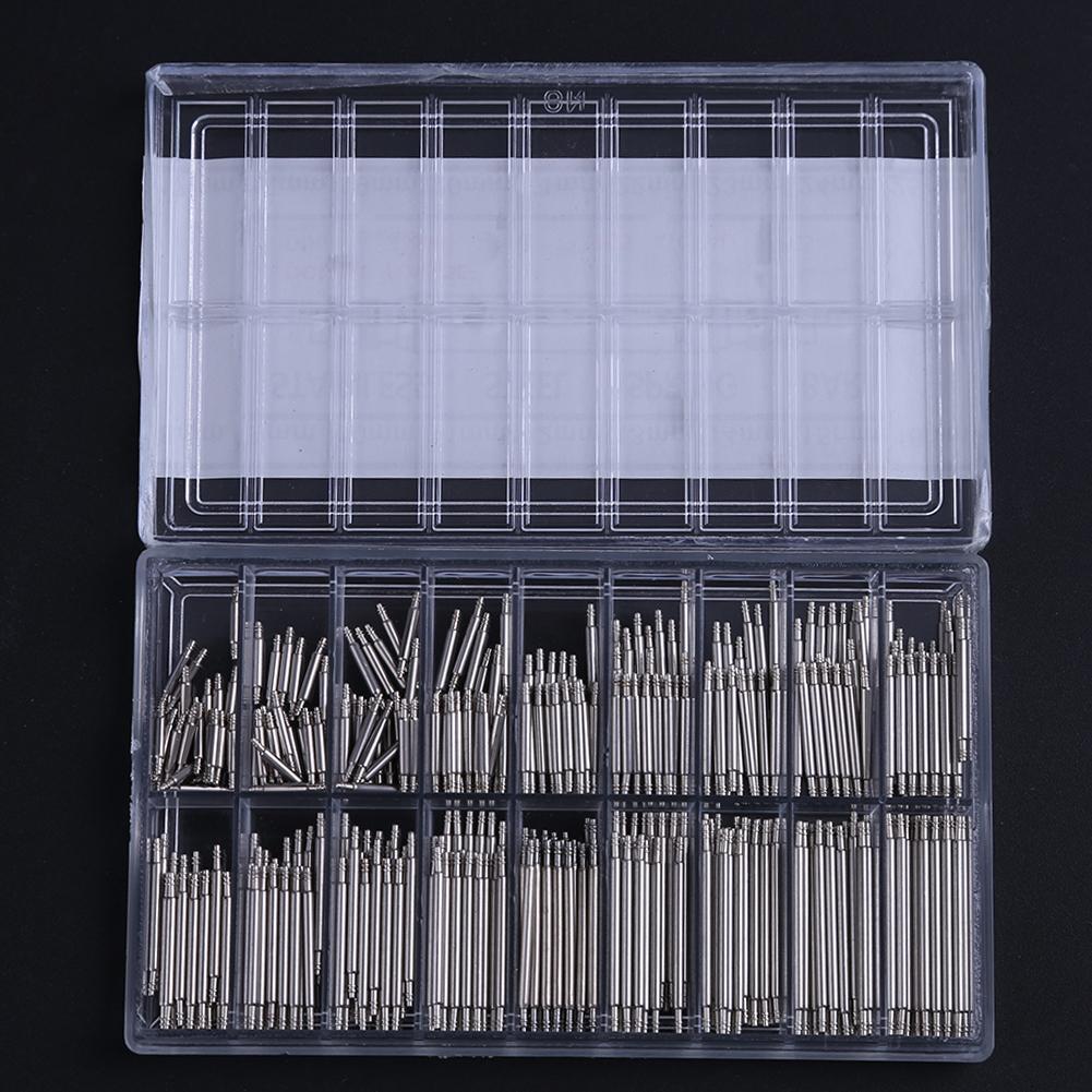 360pcs Watchmaker Watch Band Spring Bars Strap Link Pins Steel Repair Kit