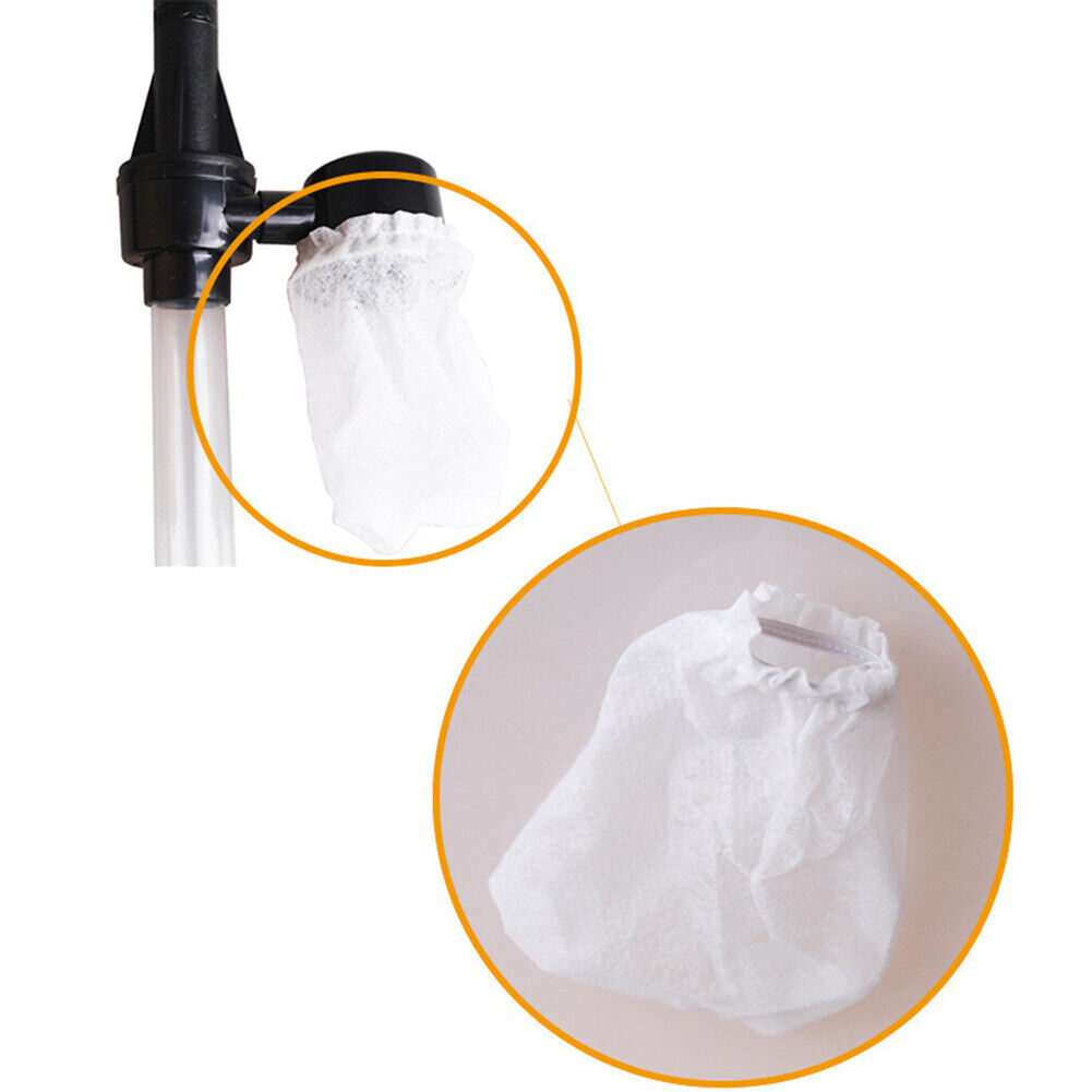 4pcs Fish Tank Electric Sand Washer Net Aquarium Water Changer Filter Bag