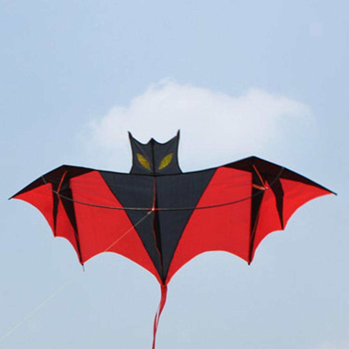Outdoor Bat Kite Handle with 30M String Bat Kite plaything  for garden and