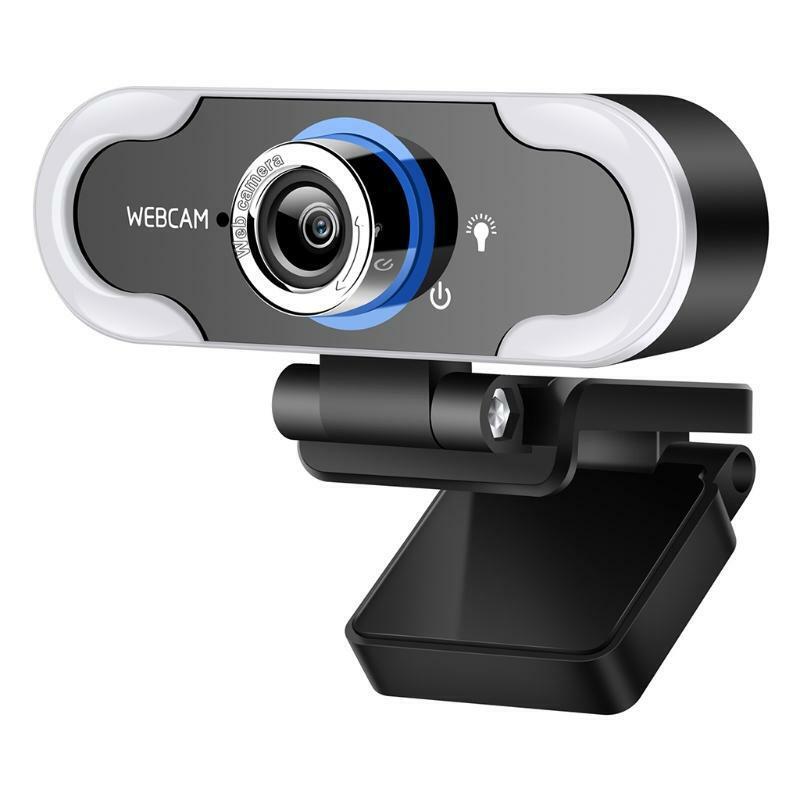 1080P Computer Webcam USB Built-in Microphone Drive Free Cameras With Tripod