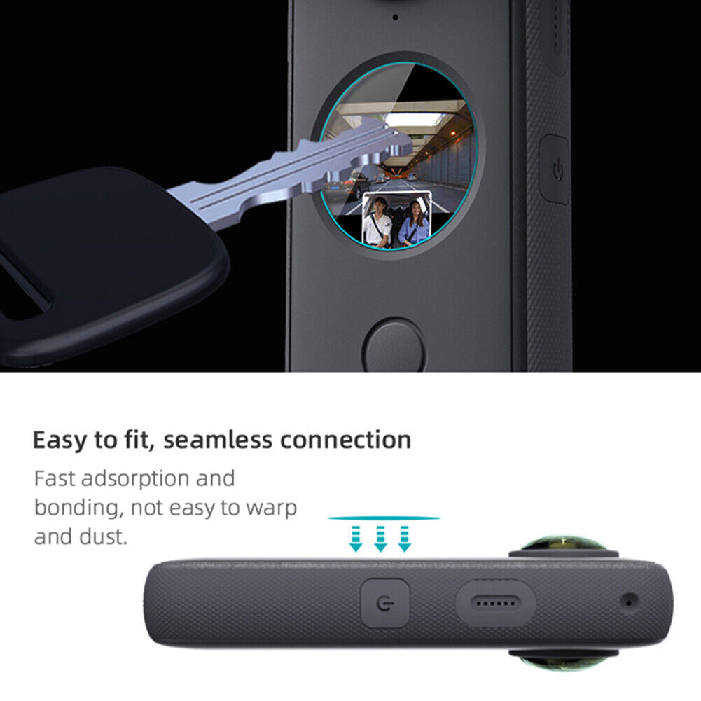 2pcs High Hardness Tempered Glass Screen Protector for Insta360 ONE X2