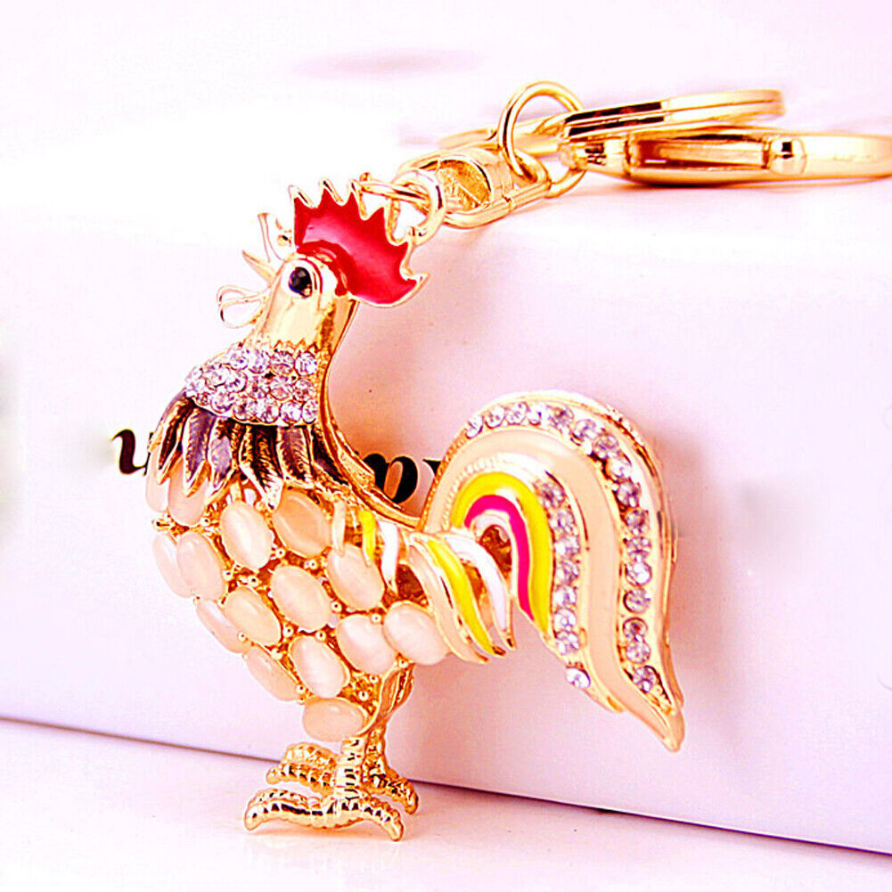 Rhinestone Crystal Keychain Gift Keyring Charm Pendant Purse Bag Key118332