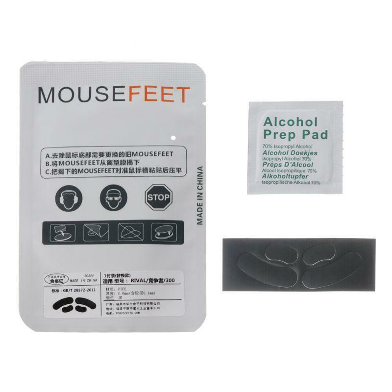 0.6mm Replace Mouse Feet Mouse Skates For Steel Series Rival 300 300S Mouse