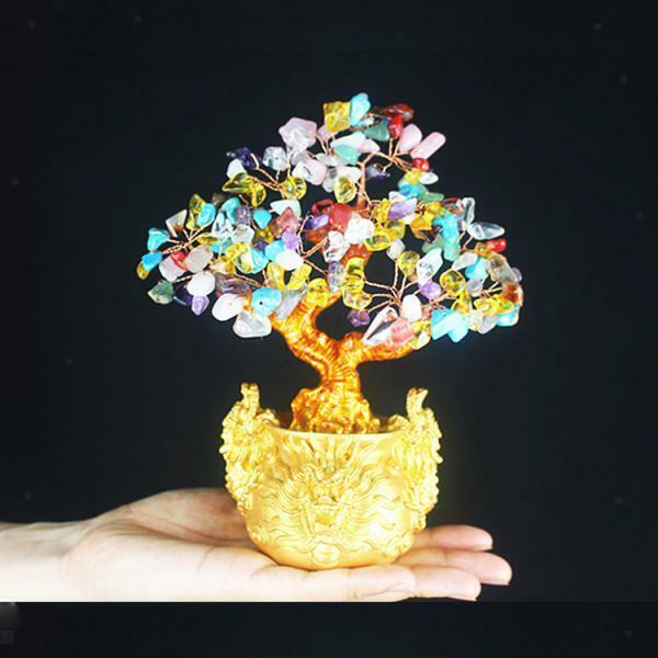 Crystal Money   Wealth  Decor Birthday Gift 18cm  B
