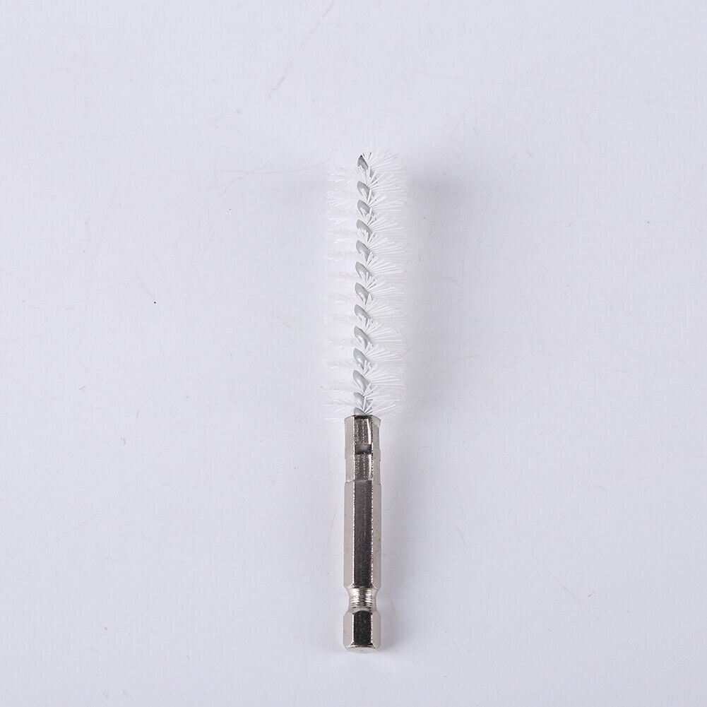 2pcs/Set Universal Impact Drivers Pipe Cleaning Nylon Brushes w/ Hex Shank