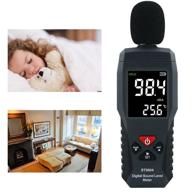 Digital Sound Noise Meter LCD Display Measurement Instrument Decibel Tester