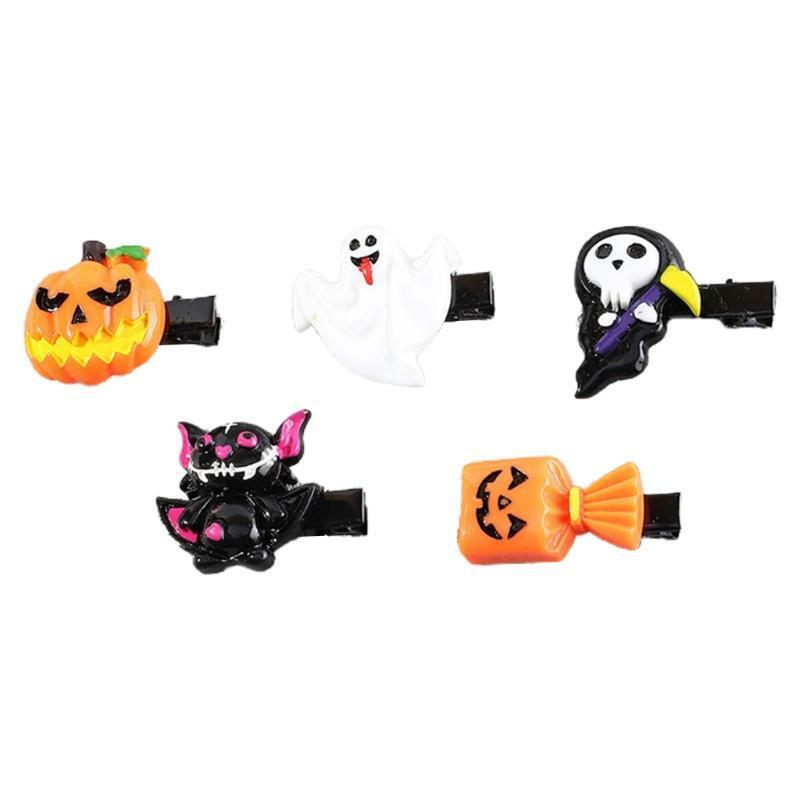 Halloween Hair Accessories Grips Clips Hair Bows Bat Witch Hat Halloween Novelty
