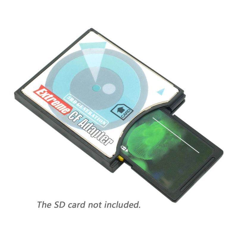 Extreme CF Adapter Storage MMC/SD to Compact Flash Type II Reader Sleeve