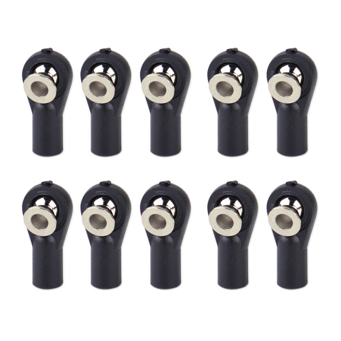 10x M3 Long Straight Plastic Rod End fit for 1:10 4WD RC Off-Road Crawler Li