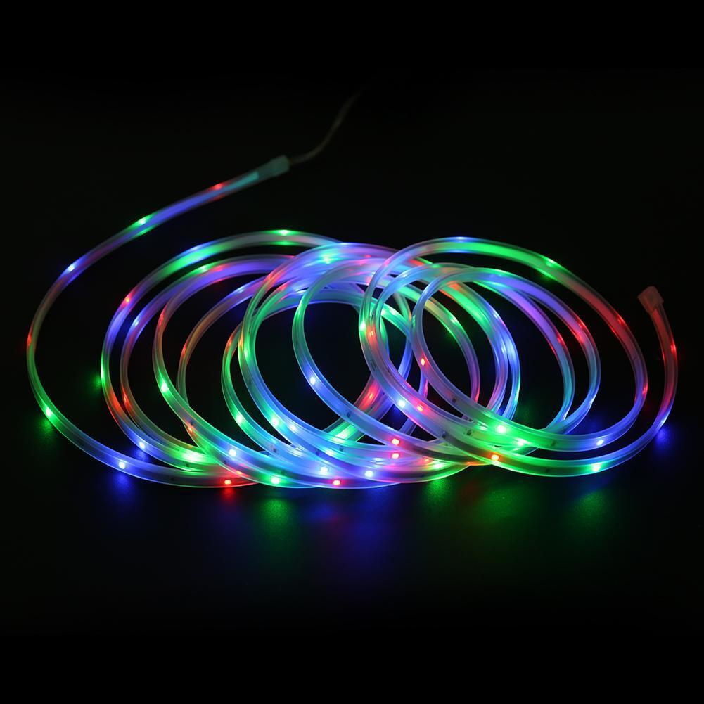 Solar Power Waterproof LED String Fairy Light with Tube Home Festival Light