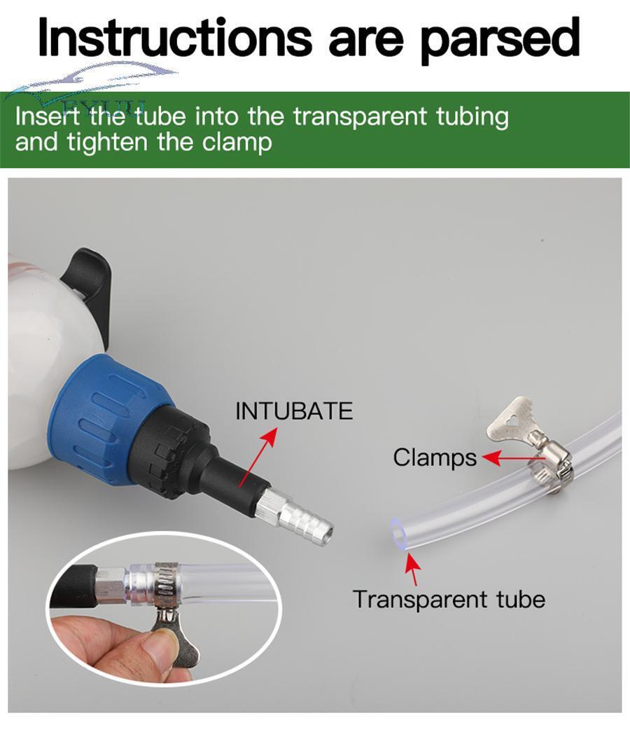 1500cc Car Oil Fluid Extractor Hand Pump Dispenser Tool Fuel Extraction Syringe