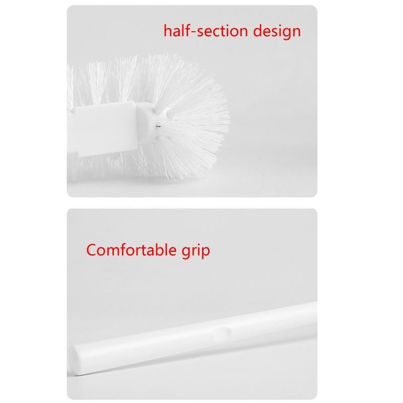 Toilet Brush with Storage Base Multipurpose Cleaner Portable Reusable