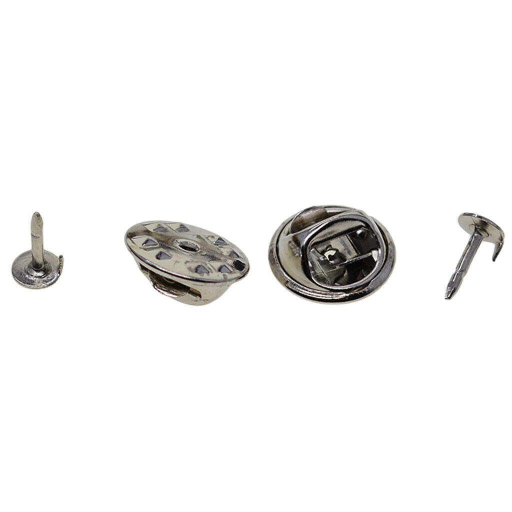 100    Tie Tacks Pin Backs Replacement with Blank  for Craft