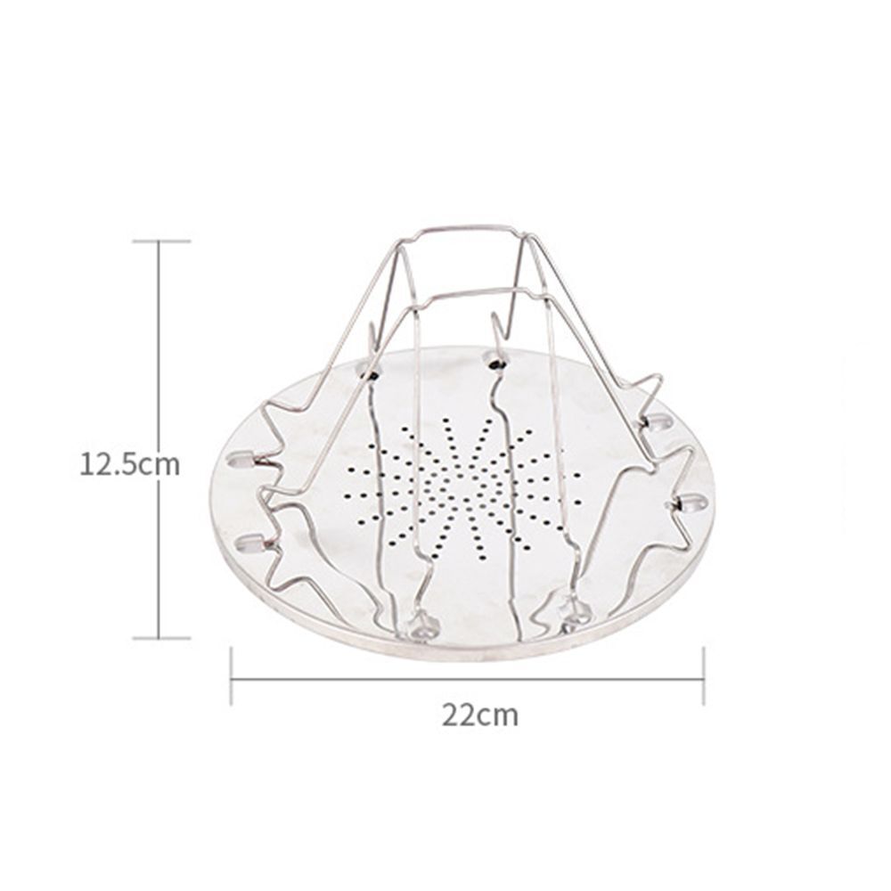 Steel Outdoor Portable Camping Baking Plate Stove Grill Toaster Tray Toast Rack