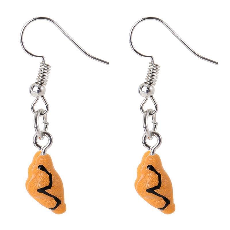 12 Pairs Simulation Food French Bread Toast Dangle Drop Earrings Kit  Jewelry