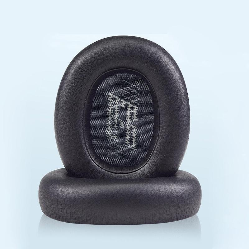 Breathable Replacement Earpads Cushion Round Cover 1 Pair forJBL E65BT Black