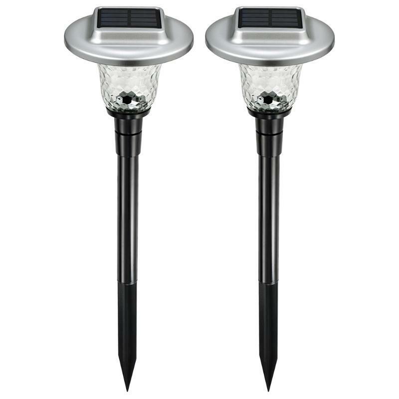 Waterproof Street Lamp Gate Corridor Underground Light 2Pcs Outdoor Solar Light