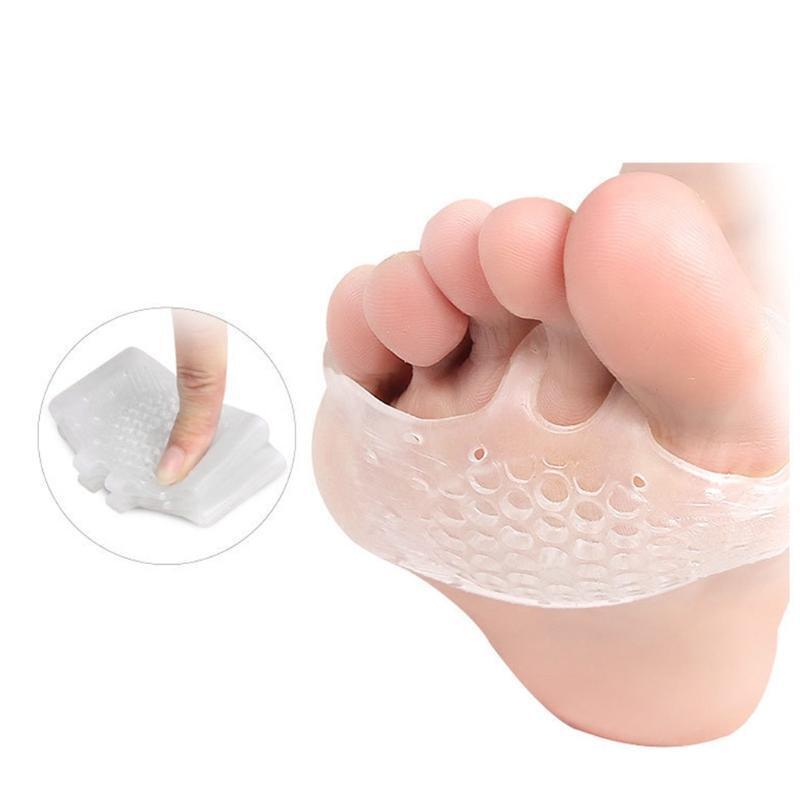 Silicone Honeycomb Forefoot Pads Foot Cushions Anti-Slip Insoles Toe Separator