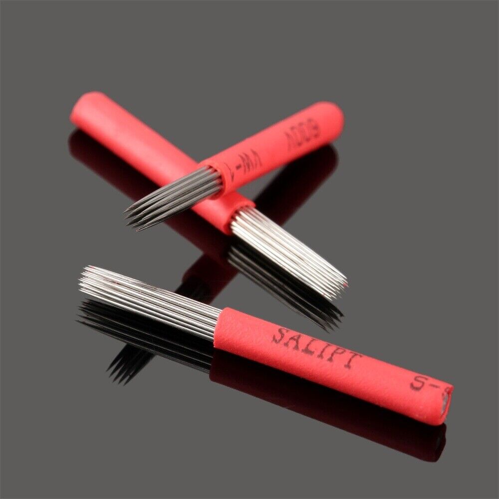 19 Round Needles for Permanent Makeup Manual Fog Pen Disposable Sterilized 50Pcs