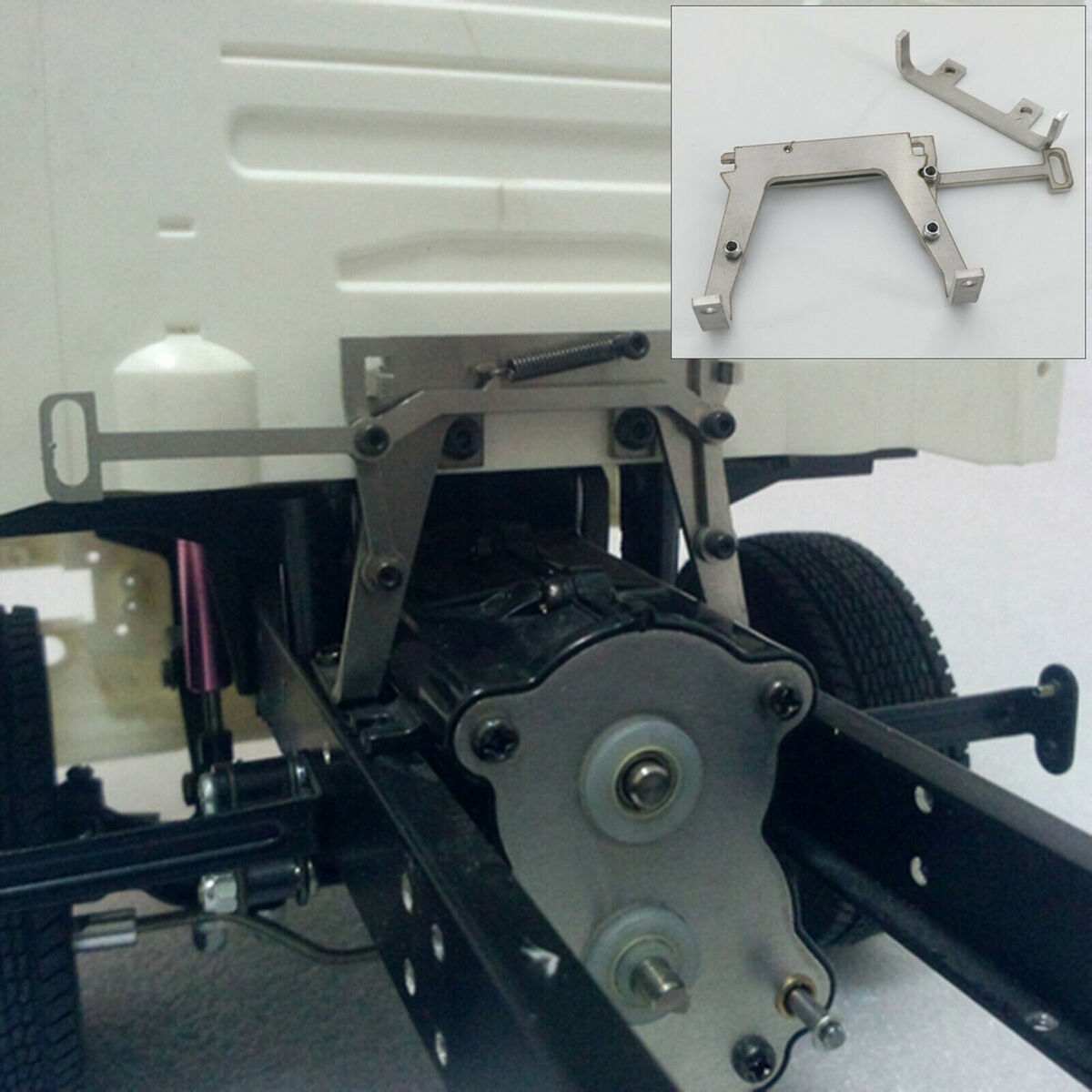 Metal Cab Lock Catch for TAMIYA 1/14 Scania Benz MAN  RC Trailer Truck Car