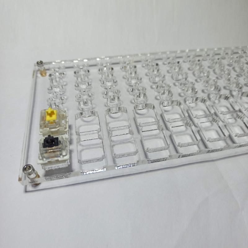 Mechanical Keyboard Parts 20 Switch Lube Modding Station Platform Acrylic Board
