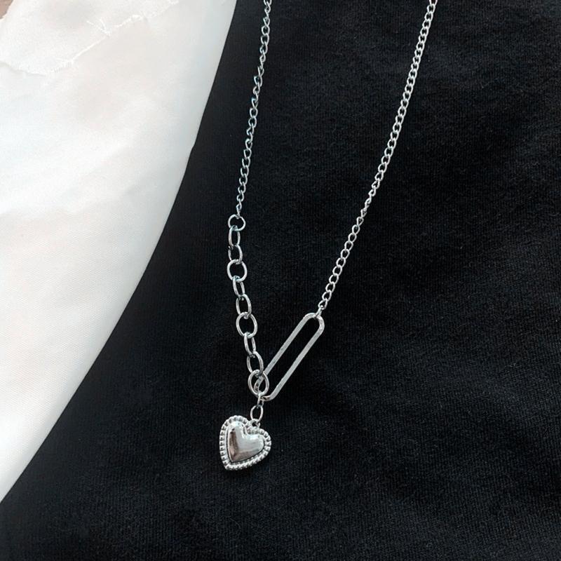 Japanese and Korean Love Necklace Female Ins Trend Hip-hop Punk Sweater Chain