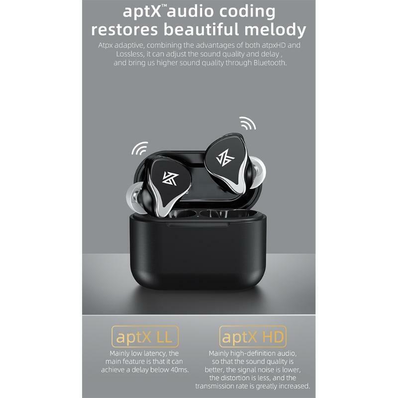 Wireless Soundtrack Stereo Earphone Low Power Consumption Hifi Sound Quality