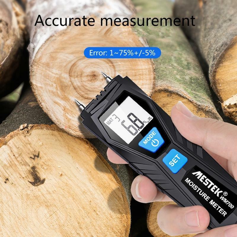 Wood Moisture Meter with High Sensitivity Pins Moisture Tester Detector for Wood