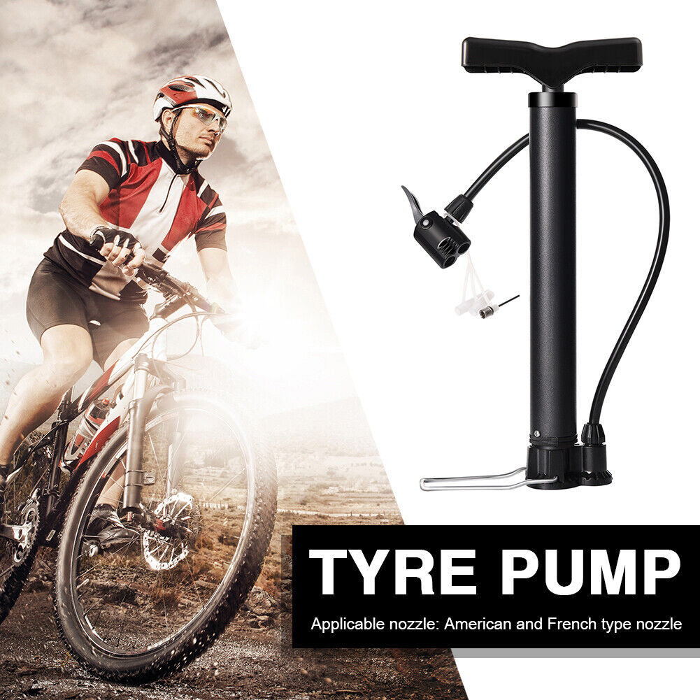 Bike Inflatable Tire Pump 120PSI Bicycle Basketball Motorcycle Air Inflator