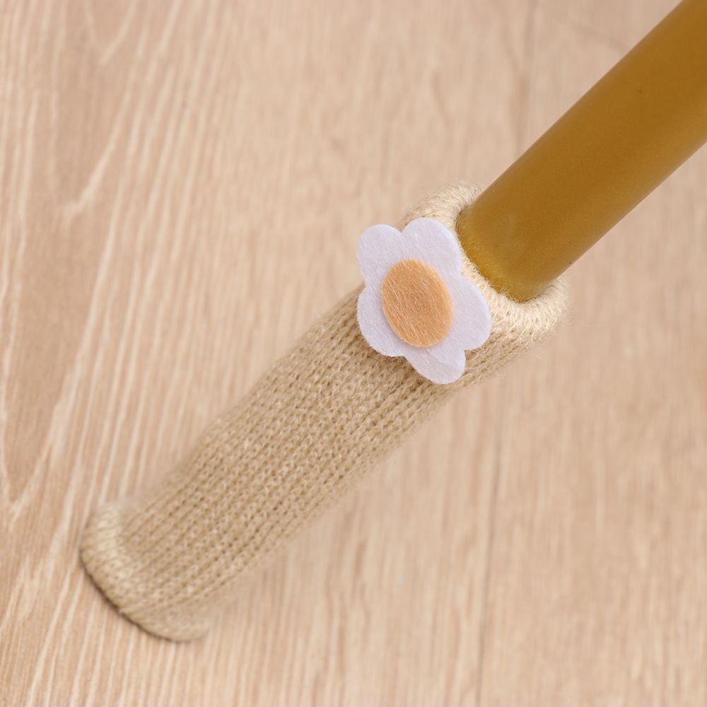 Knitted Chair Socks Furniture Feet Cover Chair Leg Caps Furniture Socks Pads