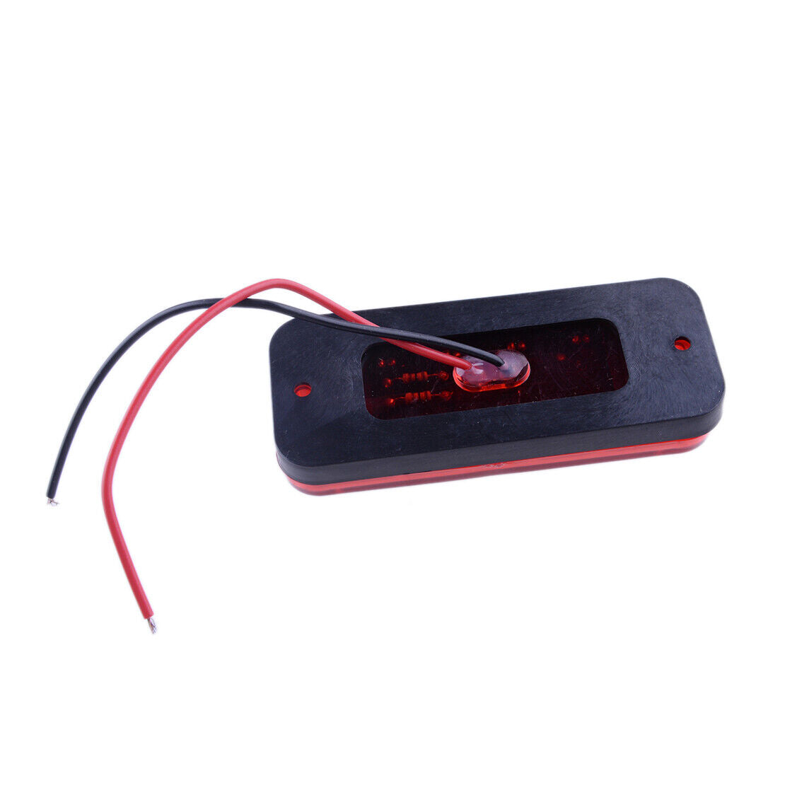 2Pcs Red 8LED Side Marker Indicator Tail Light Truck Lorry Trailer ATV SUV UTE