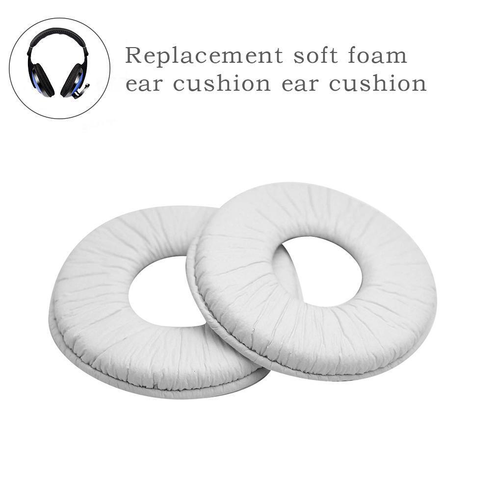 1 Pair Sponge Replacement Ear Pads Cushion for SONY MDR-ZX100 ZX300 (White)