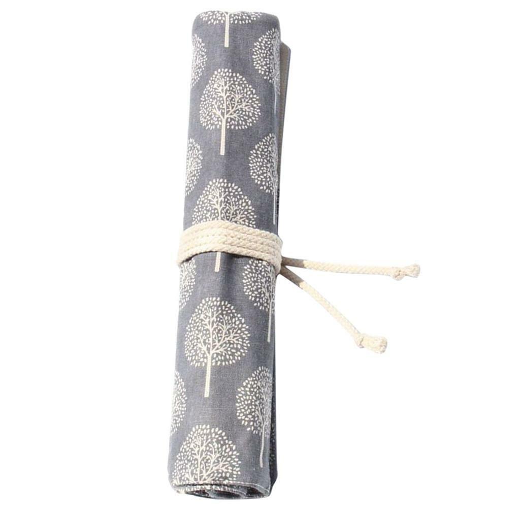 Chinese   Up Canvas Paint Brush Storage Case  Pouch Bag