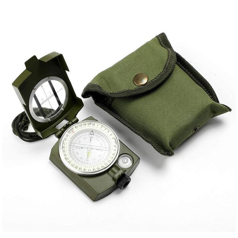 Survival Emergency Luminous Sighting Compass,Multifunctional North Green Compass