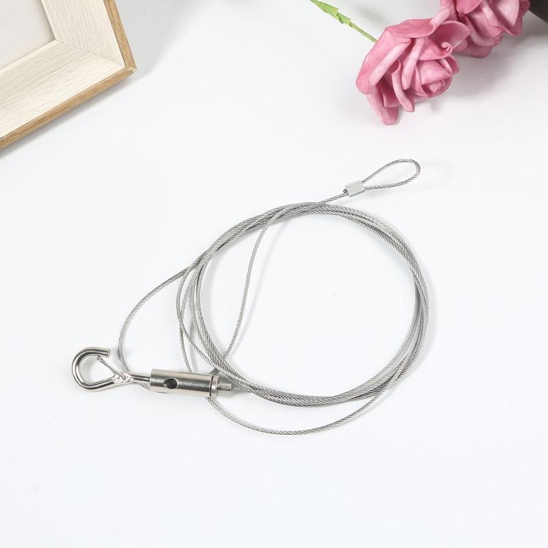2PCS Adjustable Picture Hanging Wire Kit 2m Heavy Duty Mirror Hanging Wire