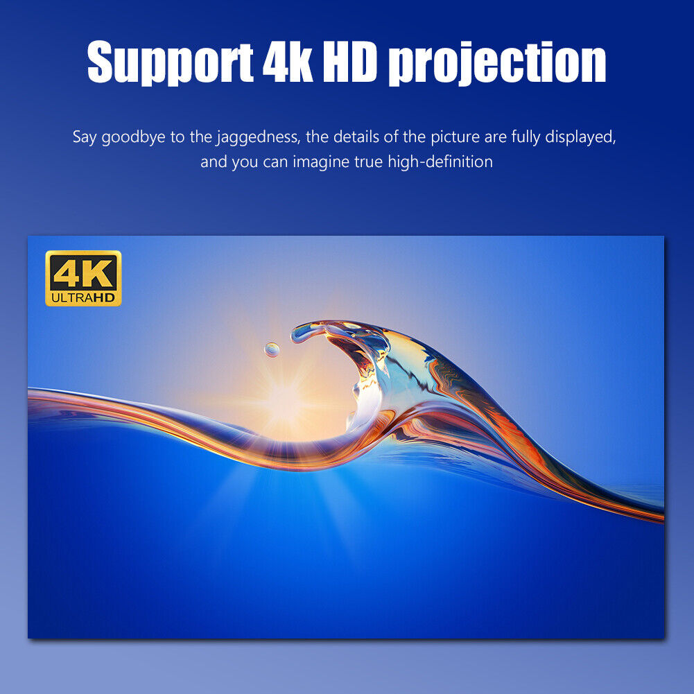 Portable 16 9 Metal Projector Screen 4K HD Anti Light Curtain (72 inch)