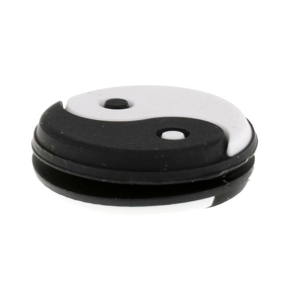 6Pcs Tennis Racquet Vibration Dampener Shock Absorber Silicone Damper 0.9x0.24''
