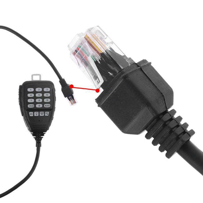 DTMF Microphone Speaker Keypad Mic Compatible with Mini-9800 KT8900 KT-8900