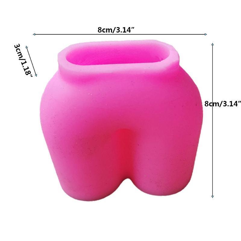 Candle Silicone Mold Geometric U Shaped Striped Candle Making Mold DIY Craft