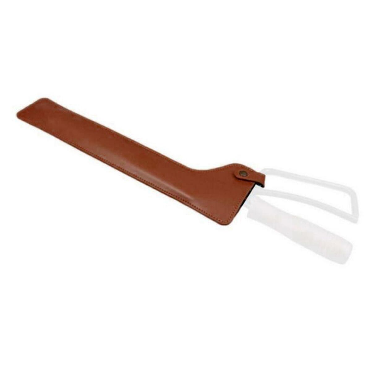 Charcoal Clip Leather Case Cooking Stove BBQ Fireplace Tongs