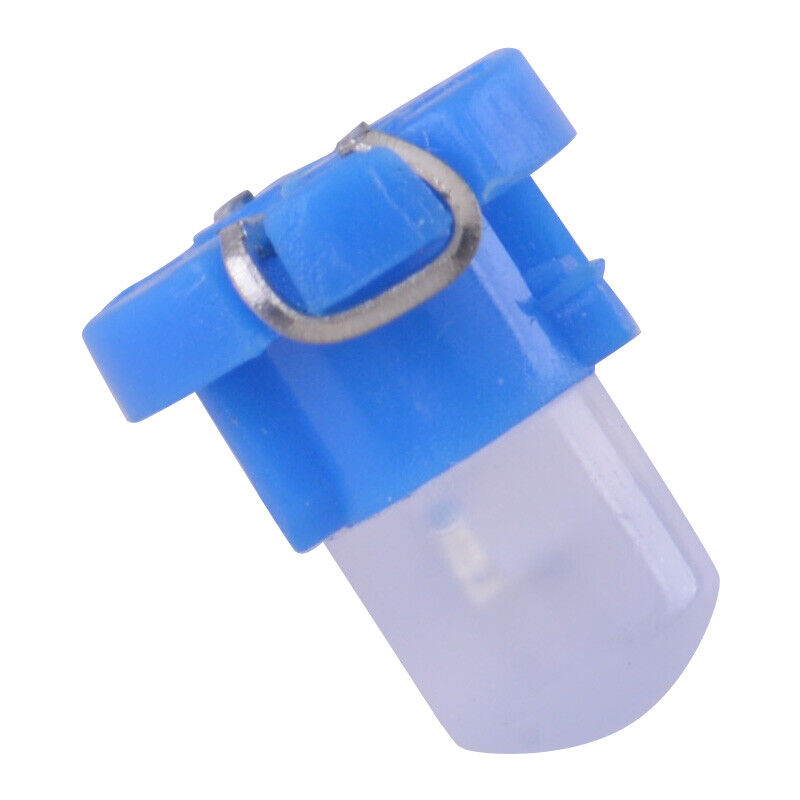 10pcs Blue Neo Wedge 1 SMD Car LED Bulbs T3 Instrument Climate Control Lights